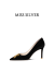 MISS SILVER尖头高跟鞋女2024年秋季新款浅口细跟金属扣气质时尚黑色单鞋 黑色8.5CM 34