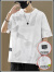 JEEP SPIRIT吉普品牌冰丝短袖T恤男夏季男士体恤衫新款印花半袖圆领夏天潮牌 深灰 XL码
