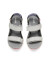 斯凯奇（Skechers）厚底凉鞋女冬季运动女士沙滩休闲平底学生魔术贴140421 灰色/多彩色/GMLT 35