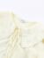 lagogo拉谷谷秋季新款娃娃领泡泡袖可爱米色衬衫女上衣设计感小众 米色(T2) 170/XL/42