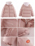 英帆（Einnfrnn）假两件棉服女短款冬季棉袄子加厚面包服学生宽松女生棉衣女外套潮 粉色 XL（建议130-150斤）