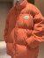 NASA MARVEL灯芯绒外套男款棉衣秋冬季2022新款防寒加厚面包棉服男装潮牌棉袄 橘色 M