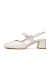 森达（SENDA）时尚包头凉鞋女夏季新款商场同款气质通勤粗跟鞋SNK01BH3预售 米白 39