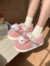 细细条（XIXITIAO）正版KT猫凯蒂猫儿童棉拖鞋女童冬季公主宝宝粉色亲子棉鞋 凯蒂猫全包款少女粉 24-25（内长约16.5cm）