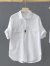 盛妙慈100短袖纯色衬衫女2023夏季新款外搭衬衣设计感宽松薄上衣女 白色 L_105-120斤