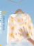 Radinka2024夏新款宝宝皮肤衣薄款透气纯棉婴儿空调衫男女童冰丝外套QDS 表情豆 90cm