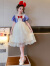 迪士尼（Disney）女童连衣裙夏季2024新款迪士尼爱莎白雪公主裙洛丽塔高端礼服裙子 粉色 110cm