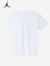 NIKE JORDAN 耐克童装男童短袖T恤2023夏季新款儿童休闲短T上衣 纯白色 135/64(XS)