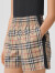 博柏利（BURBERRY）【礼物】女装 侧边条纹 Vintage 格纹弹力棉质短裤80405981