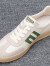 杜宾爵男士小白鞋夏季2023新款潮流透气布面休闲板鞋男软底系带低帮鞋子 米白色 38