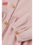 H&M童装女婴连衣裙春季六一儿童节礼物可爱长袖喇叭裙0936598 浅粉红 73/48