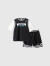 asics亚瑟士童装2024夏季男女童吸湿速干篮球服套装短袖T恤短裤两件套 001黑色 130cm