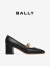 BALLY巴利24春夏Bally Spell皮革女士浅口鞋6306957 黑色 37.5