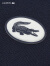 LACOSTE法国鳄鱼男装24春夏新款拼色纯棉短袖T恤POLO衫PH7447 G45/黑色 3/170