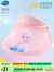 迪士尼（Disney）儿童帽子女童太阳帽小孩防晒遮阳帽防紫外线空顶帽 FZ391-4粉色