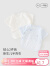 童泰（TONGTAI）0-3个月婴儿半背夏季薄款衣服上衣2件装TS41J317-DS蓝色52cm