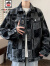 AEMAPE牛仔外套男2024年春季新款工装夹克男生上衣服青少年潮流百搭褂子 A31黑色[常规] 3XL (约160-180斤可穿)
