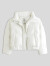 ABERCROMBIE & FITCH女装 短款立领抗风外套美式保暖羽绒服 342095-1 白色 S (165/92A)