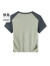 森马（Semir）[商场同款]短袖T恤女修身正肩撞色夏季2024字母上衣101324100003