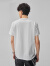 Lee商场同款24春夏新品标准版圆领101+镂空徽标泡芙印花男短袖T恤 白色 S