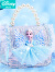 迪士尼（Disney）儿童包包女孩斜挎包2024新款女冰雪奇缘爱莎公主女童手提包 A包包+帽子-蓝 预售15天