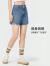 Levi's李维斯24夏季新款女士牛仔短裤显瘦显高时尚复古气质百搭 蓝色 28