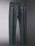 DZSF轻奢高端新款冬季高级灰牛仔裤男士修身保暖奢侈时尚休闲裤子男款 灰色 33