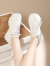 Cupald小白鞋女2024春季新款女鞋子运动鞋休闲鞋透气跑步鞋软底旅游鞋女 米杏色（标准尺码） 38