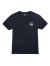AKCLUB24夏季新款复古印花短袖T恤男装海明威系列2400239 藏蓝色 XL