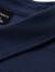 堡狮龙bossini男款秋季新品简约通勤基础款休闲长袖Polo衫 1559深蓝色 M
