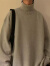 帛米图（BOMITU）高领毛衣男秋冬保暖针织衫男士韩版修身休闲毛线衣男装上衣服长袖 白色 XL