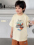 迪士尼（Disney）男童印花短袖t恤夏款夏装婴儿童装宝宝小童半袖上衣潮薄夏季X4417 铅笔灰色 120CM