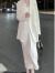 遥芷微胖女生梨形身材韩系连衣裙套装法式气质西装春秋新款简约显瘦高 米白色 套装 L 100-120斤
