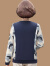 啄木鸟（TUCANO）妈妈装春装长袖洋气小衫2024新款中年女薄款打底上衣中老年T恤衫 藏青色 2XL 建议105-120斤