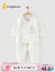 童泰（TONGTAI）婴儿保暖套装秋冬初生宝宝衣服新生儿家居服内衣和服上衣裤子 白色 52cm