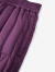 雪中飞中老年女士羽绒裤高腰直筒加绒秋冬季新款保暖防寒内穿长裤 紫色 170