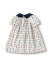 巴拉巴拉婴儿连衣裙女童裙子宝宝公主裙夏装双层翻领时尚精致可爱 白蓝色调00318 90cm