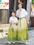 迪士尼（Disney）亲子江山图马面裙套装2024夏季新款白色汉服中国风系带裙子古风潮 图片色 110cm