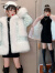 迪士尼（Disney）女童仿皮草外套24新款冬装6-15岁网红女孩小香风加绒加厚毛毛衣潮 粉色 120cm