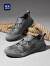 海澜之家（HLA）男鞋工装休闲户外网面透气简约运动鞋HAAGZM2ACC0050 灰色40