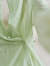 茵曼（INMAN）【赵昭仪同款】米雷系列吊带裙2024夏女装新款压褶宽松显瘦连衣裙 清水绿上衣-18424138 L