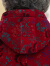 安贞雪中老年人女装妈妈装冬装加绒保暖棉衣灯芯绒大棉袄奶奶装LYFS928 紫凤尾上衣 4XL建议140-155斤