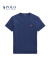 Polo Ralph Lauren 拉夫劳伦男装 经典款修身型圆领短袖T恤RL14744 400-蓝色 S