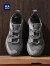 海澜之家（HLA）男鞋工装休闲户外网面透气简约运动鞋HAAGZM2ACC0050 灰色40