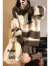 芭雅莲慵懒风撞色条纹奶fufu毛衣女秋冬季奶系穿搭时尚宽松软糯穿搭上衣 图片色 均码