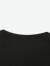 C'N'C【轻奢衣服】CNC男装23年春夏新款短袖T恤男士品牌时尚胶章打底衫 黑色 46(165/84A)