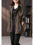 拉蒂奢品（RATILUX）品牌奢侈 品风衣女连帽羊毛中长新款韩版宽松显瘦气质外套 军绿色（预售15天左右） M