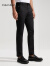 Calvin Klein Jeans春秋男士简约贴片拉链ck通勤修身西装裤休闲裤J325583 BEH-太空黑 29