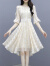 单蜜（Danmi）雪纺连衣裙女装2024年夏季新款韩版修身时尚小个子碎花沙滩裙子夏 图片色 3XL