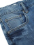 CABBEEN卡宾商场同款都市男装修身小脚牛仔裤2022夏新款破洞I2222116004 靛蓝色77 27